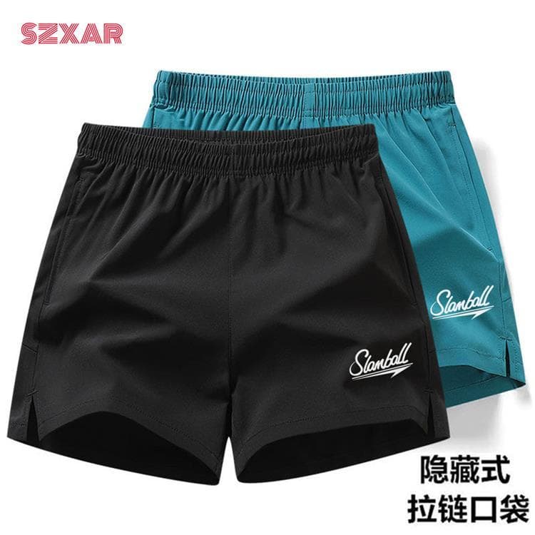 Cesta basquete verão esportes Shorts masculino três pontos calças de Fitness gelo seda respirável calças de secagem rápi