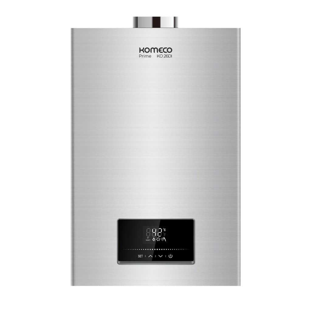 Aquecedor de Água a Gás Komeco KO 26DI Prime WiFi 26L GLP Bivolt Digital 11 Sistemas de Segurança Classe A