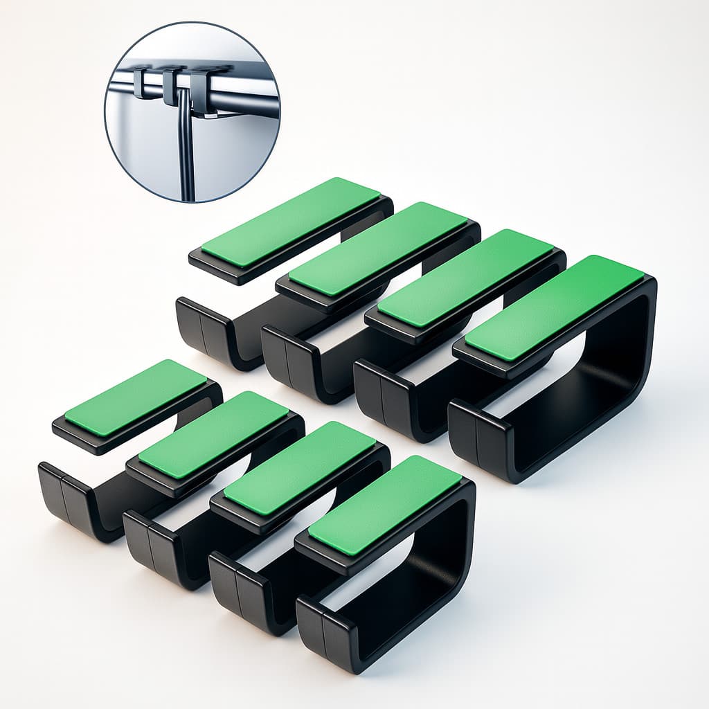 Organizador De Cabos para Esconder Fios Embaixo de Mesa Setup Resistente Organização