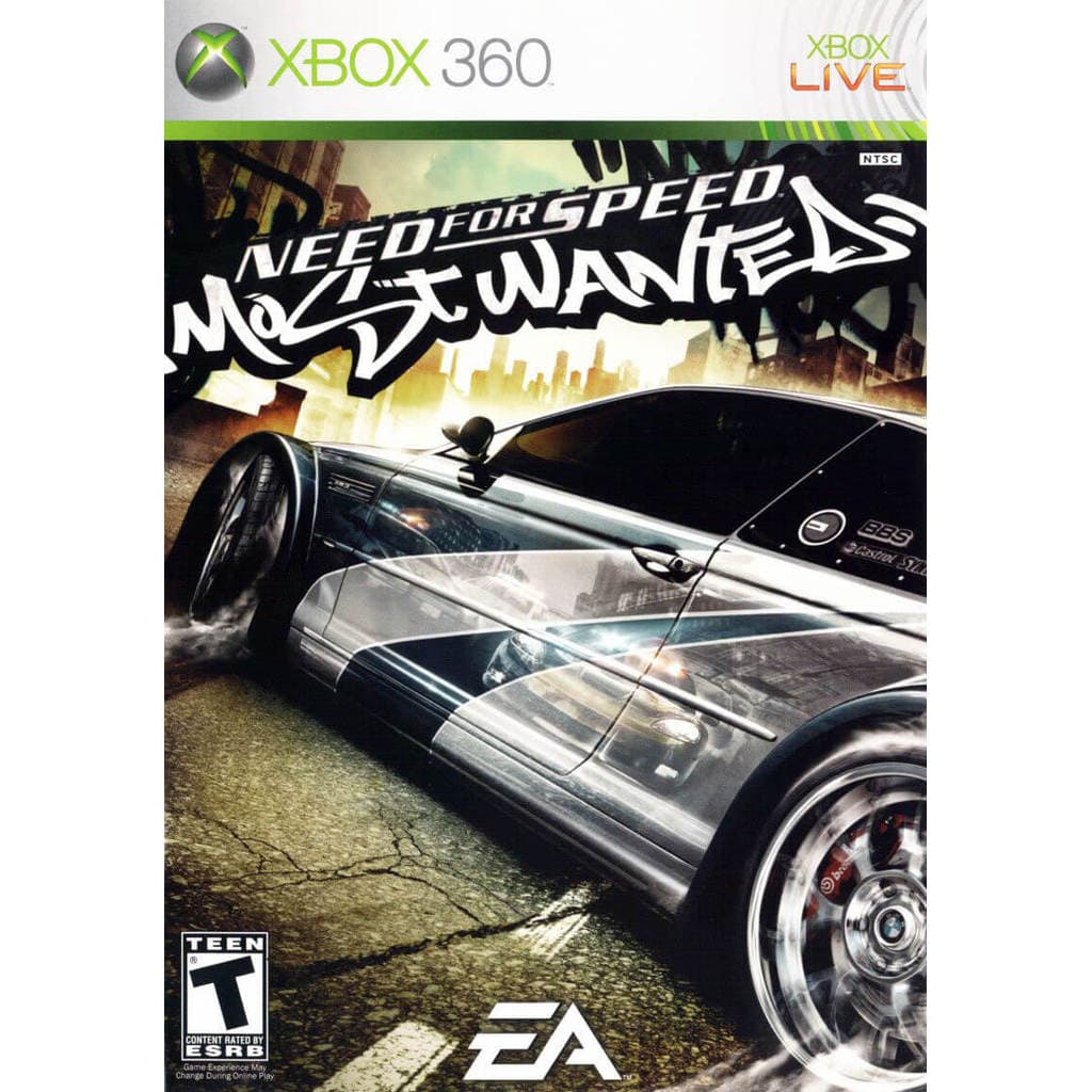 Need for Speed Most Wanted Xbox 360 Desloqueado Jogo Completo DVD Mídia Física NFS MW  Xbox360 Corrida