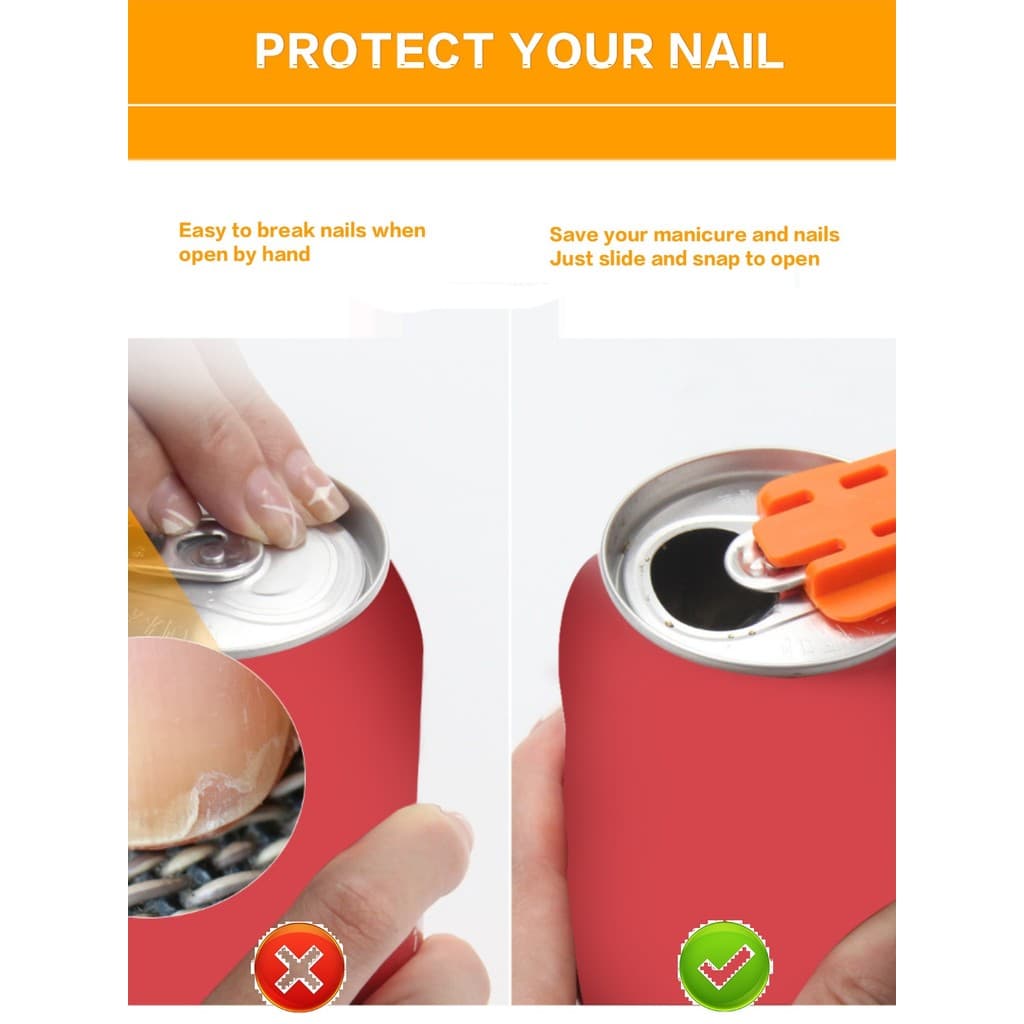 Abridor de garrafas de bebida de Cola de cerveja portátil transfronteiriço Abridor de latas fácil Abridor de latas simpl