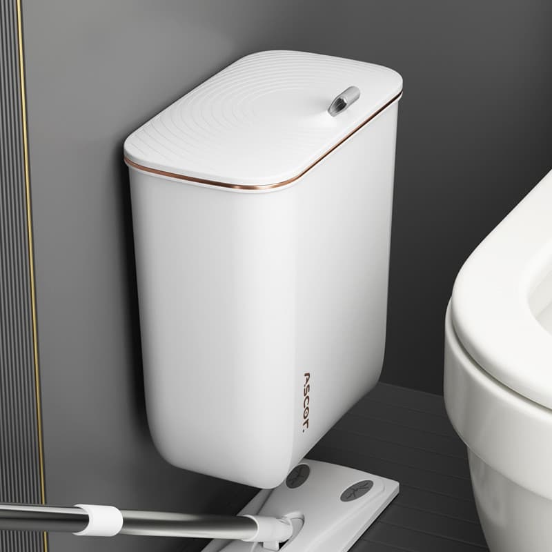 Lata de lixo com tampa, banheiro doméstico, luz de parede, luxo, alto valor, sala de estar, grande capacidade, cesta de