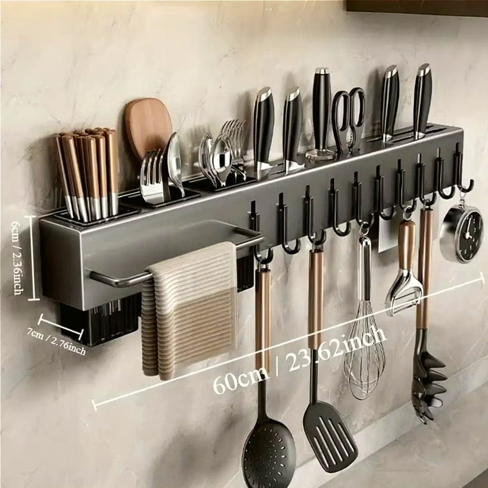 Suporte Para Armazenamento De Facas Ganchos Talheres Utensílios De Cozinha De Ferro Top chen casa