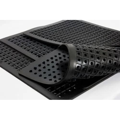 Tapete De Borracha Anti-derrapante Catumbi Box Banheiro Cor Preto Bolinhas banho segurança