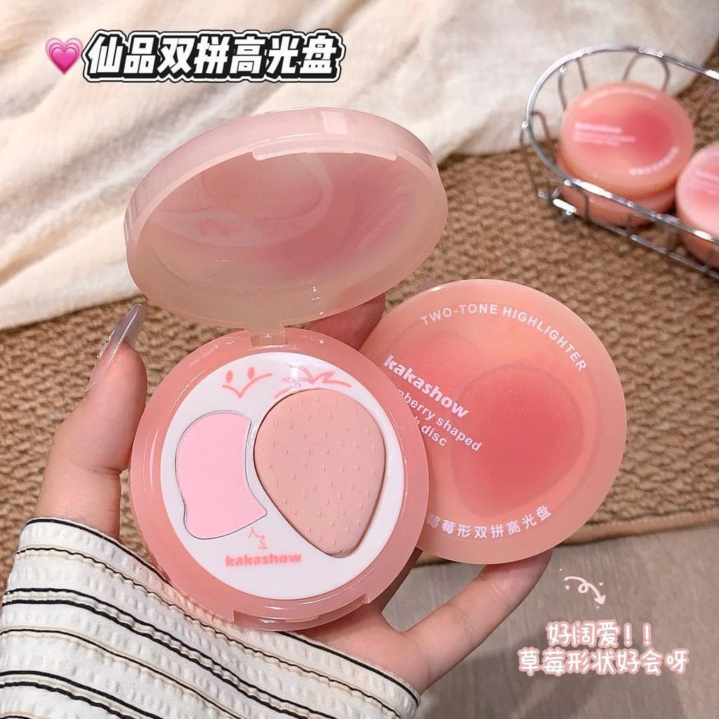 Little Beetle Tang Recomendado Pêssego Double-spell Destaque Creme Blush Paleta Contorno Tridimensional Água Iluminadora