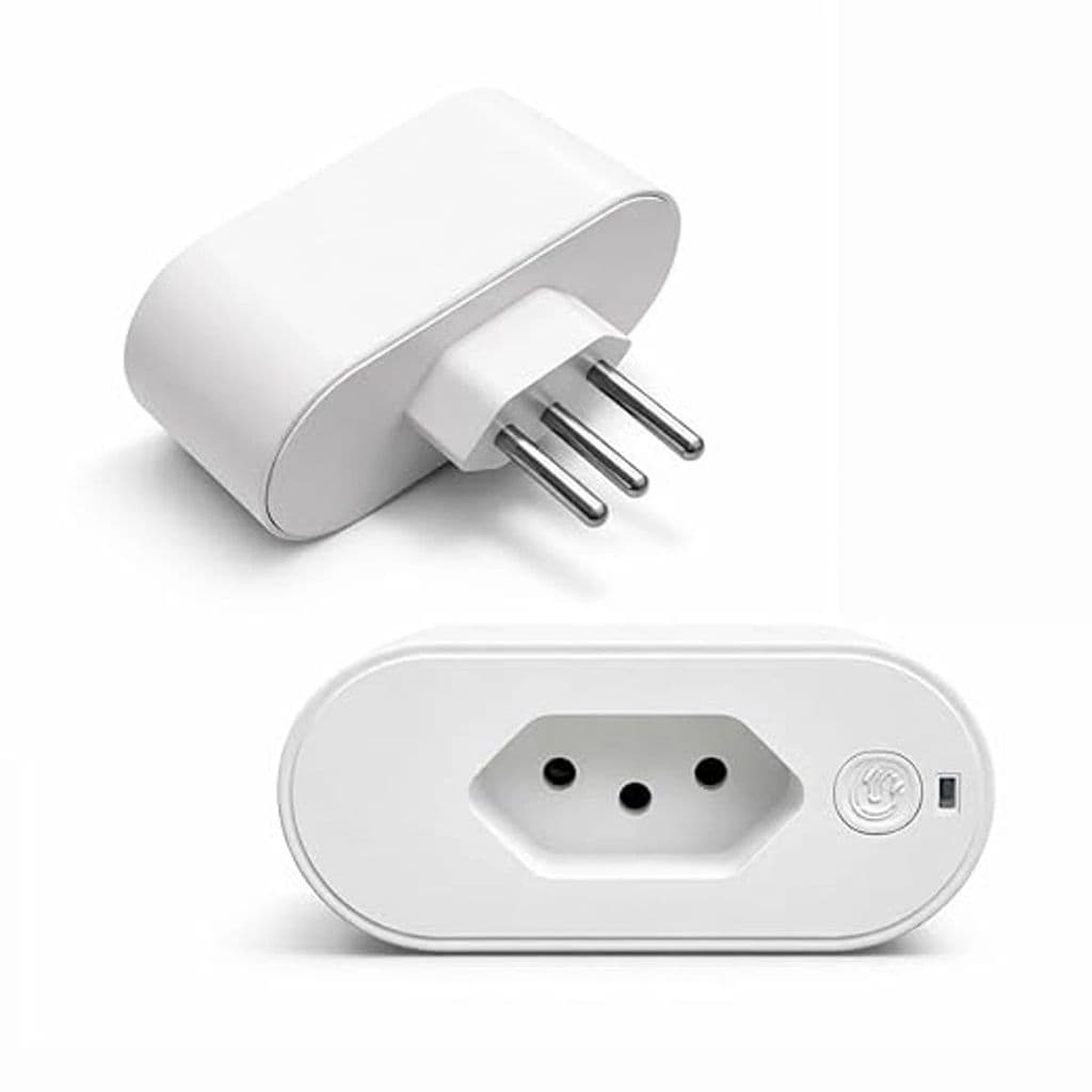 Tomada Inteligente Wi-Fi com Monitor de Consumo de Energia Smart Plug Compatível com Alexa