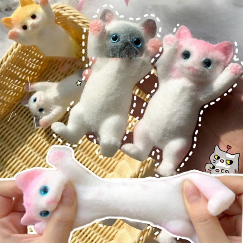 Brinquedos De Apertar Para Boneca De Gato Grande-Desenho Animado , Super Fofo-Presente Surpresa Melhor Amigo-Crianças De