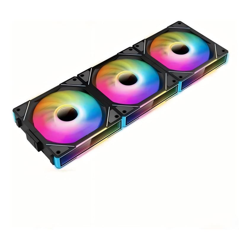 Teucer JM-1 Vent. ARGB Mirror Cycle 120mm: 12V/4Pin PWM, Silencioso, Water Cooling