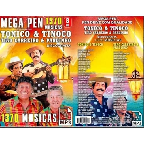 Pen Drive 1.370 Tonico & Tinoco - Tiao Carreiro Pardinho