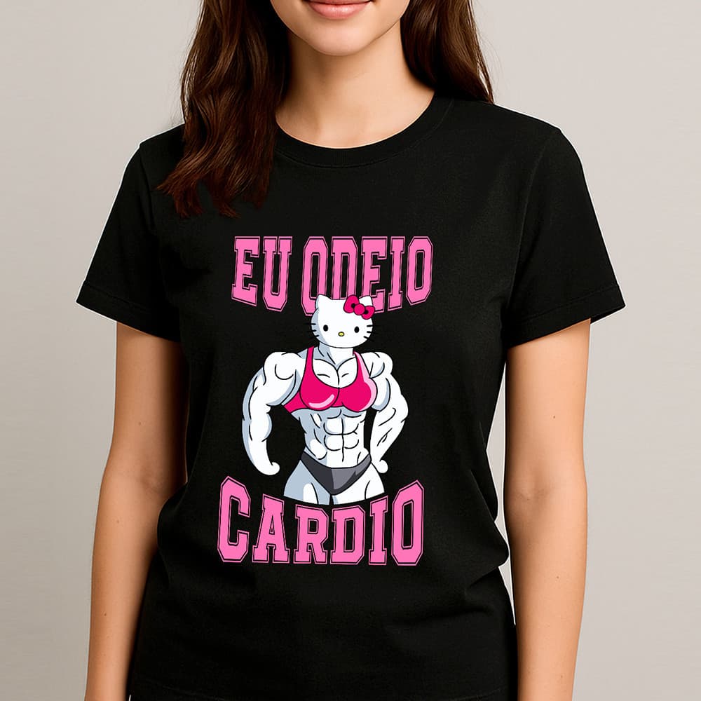 Camiseta Tshirt Feminina Justa 100% Algodão Macio Basica Casual Não Desbota Academia Treino