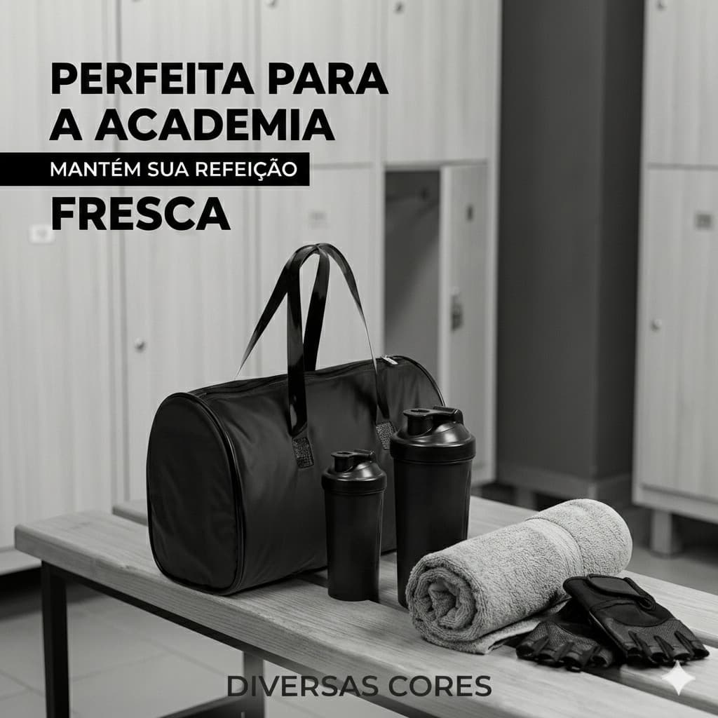 Bolsa Térmica Baú Impermeável e Resistente Conservação de Alimentos - P e G