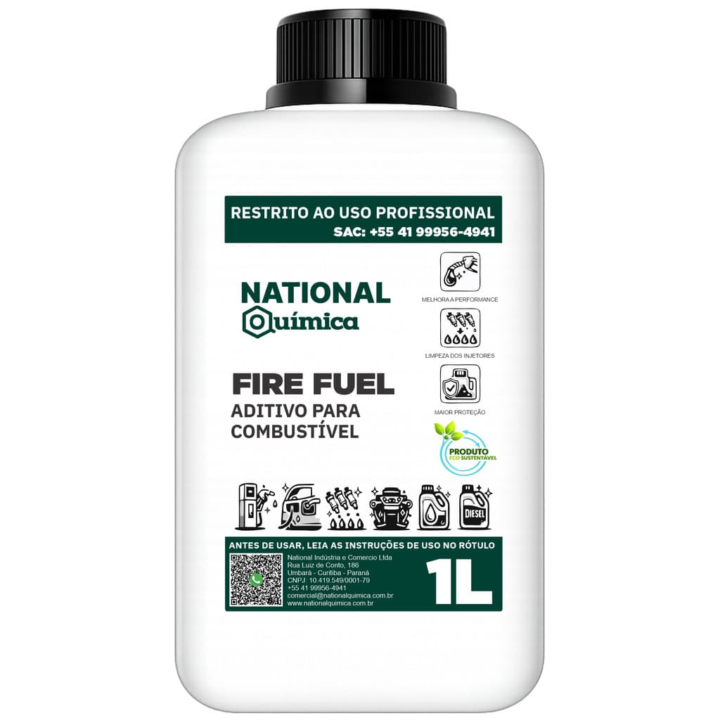 Aditivo para Combustível Diesel 1 L Fire Fuel National Química