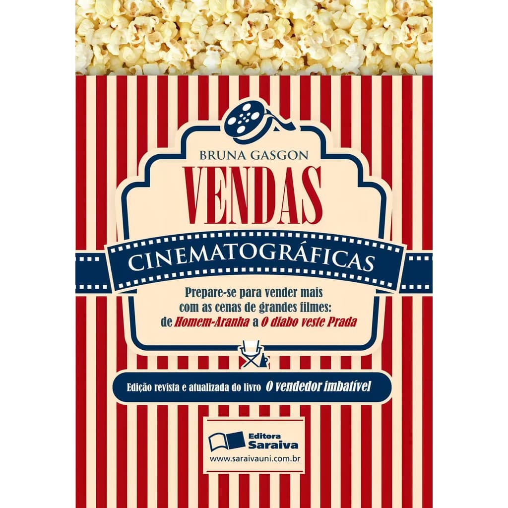 Livro Vendas Cinematográficas, De Almeida, Pedro Zarur. Editora Benvirá, Capa Mole (2010)