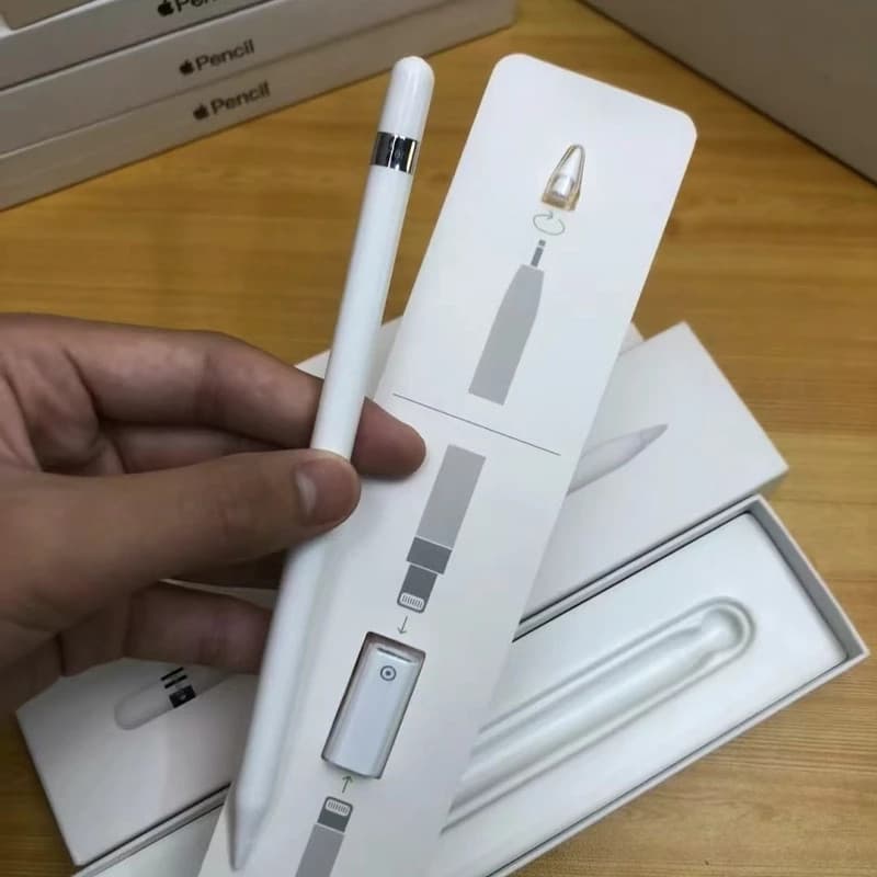 Lápis 1 Geração fori Pad 9th 6 7 8th Selado 1 : 1 Versão Original Canetas Stylus De Configuração De/Com Conversor USB-C