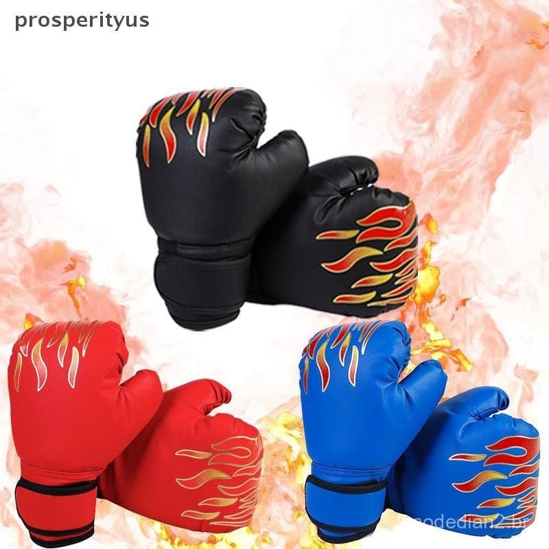 [prosperityus] Luvas De Boxe Infantis Para Treinamento Infantil , Acessório De Kickboxing De Perfuração , Sparring Confo