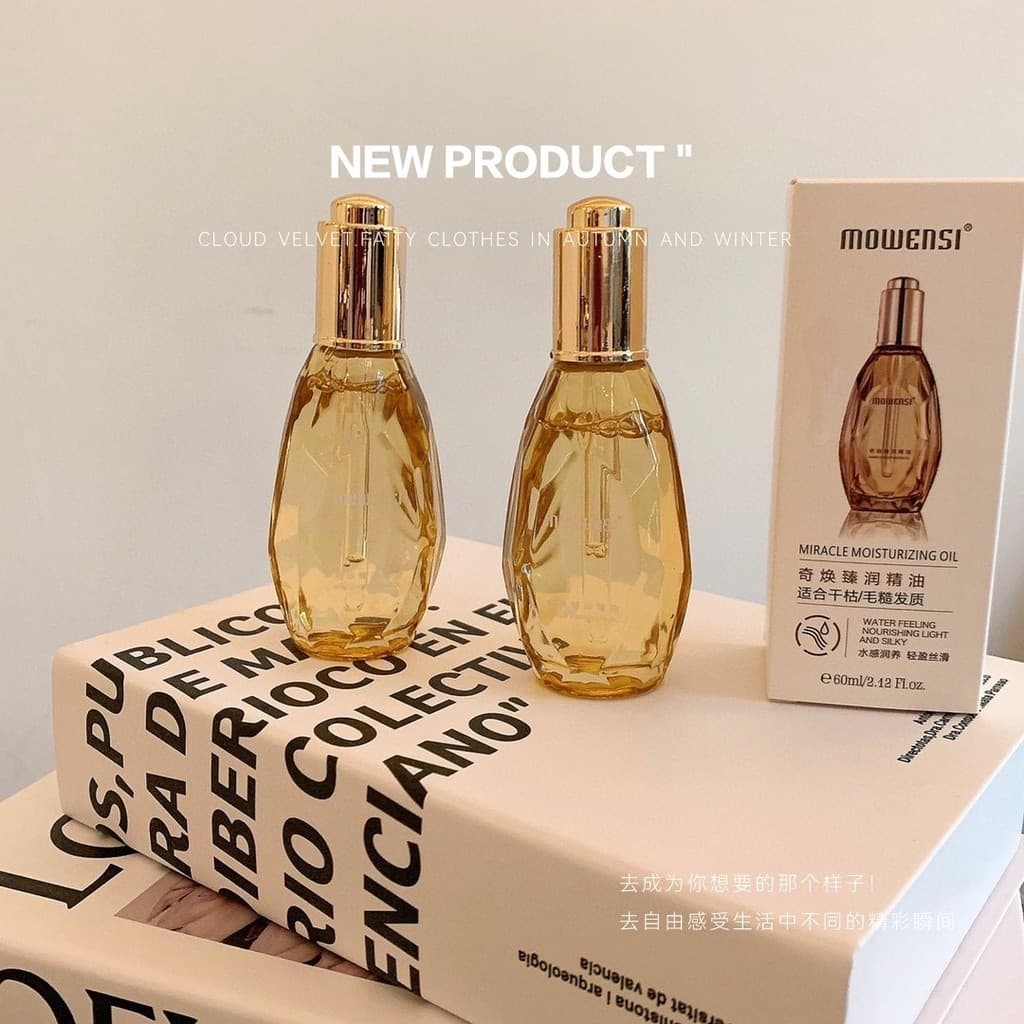 Frete grátis Qihuanzhen Óleo Essencial Hidratante Feminino Melhora o Frizz Cabelo Seco Hidratante Leve Sedoso Sem Enxágu
