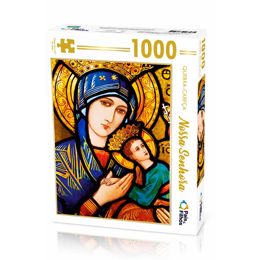Quebra Cabeça 1000 Peças Nossa Senhora Decorativo Pais E Filhos