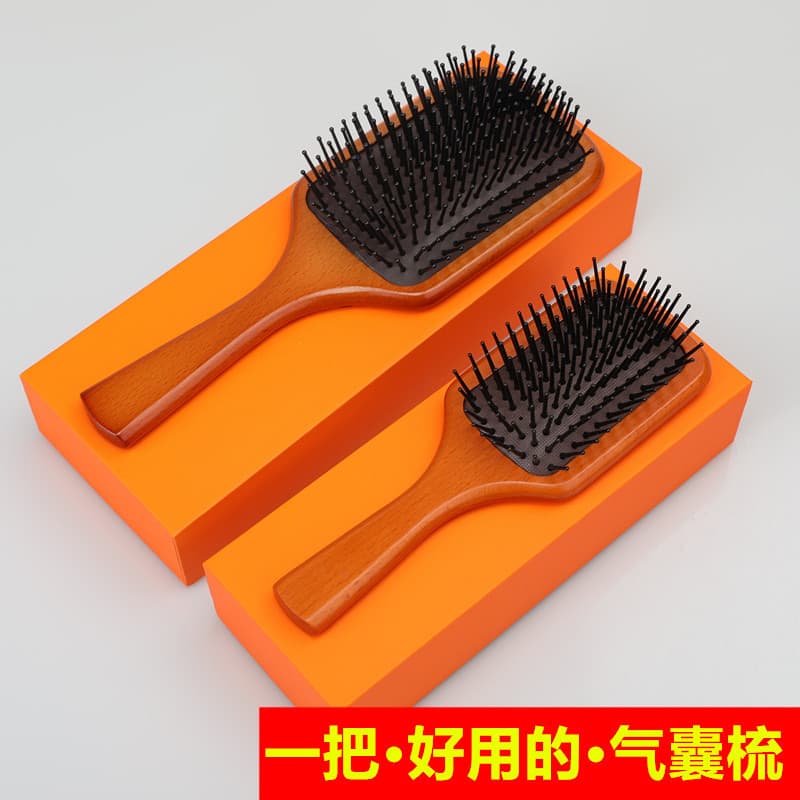 Almofada de ar pente Airbag massagem pente de madeira coreia Avatar cuidados Anti-perda de cabelo pente estático senhora
