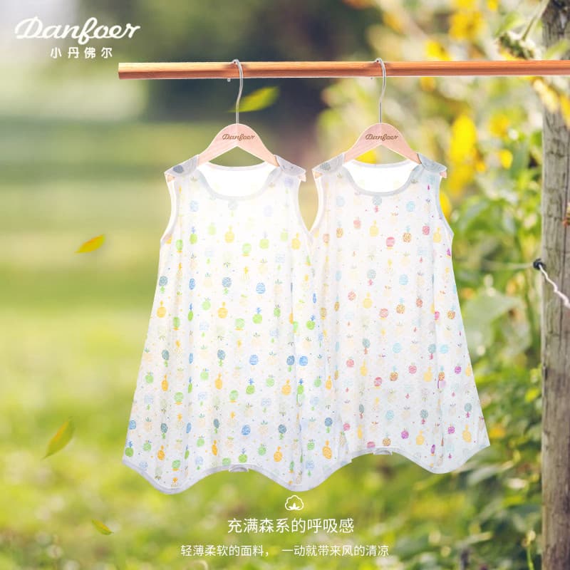 Saco de dormir do bebê verão fino fibra de bambu camisola crianças dormir Anti-chute colcha ferramenta útil bebê sem man