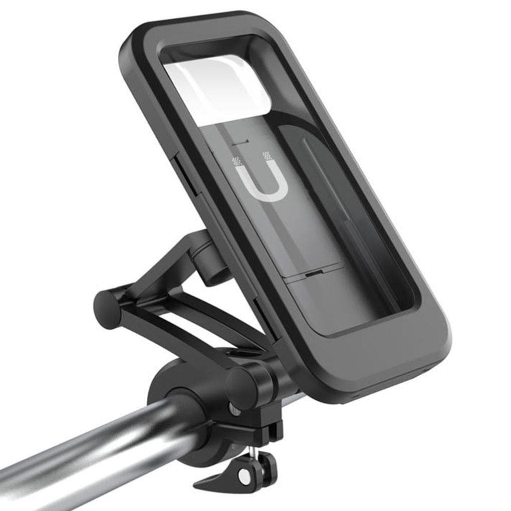 Suporte Celular Guidão Moto E Bike Á Prova Dágua Impermeável Articulado 360 Com Travas