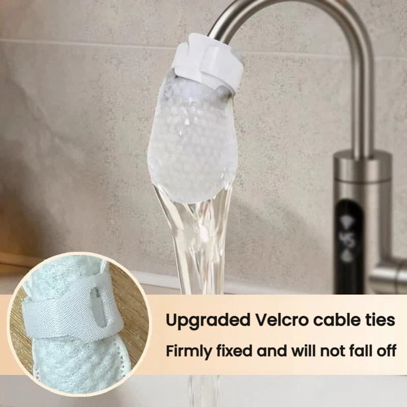 Algodão Do Filtro Da Torneira De 30 Pces , De Anti-Respingo Engrossado , Com Saco Universal Água Alça T