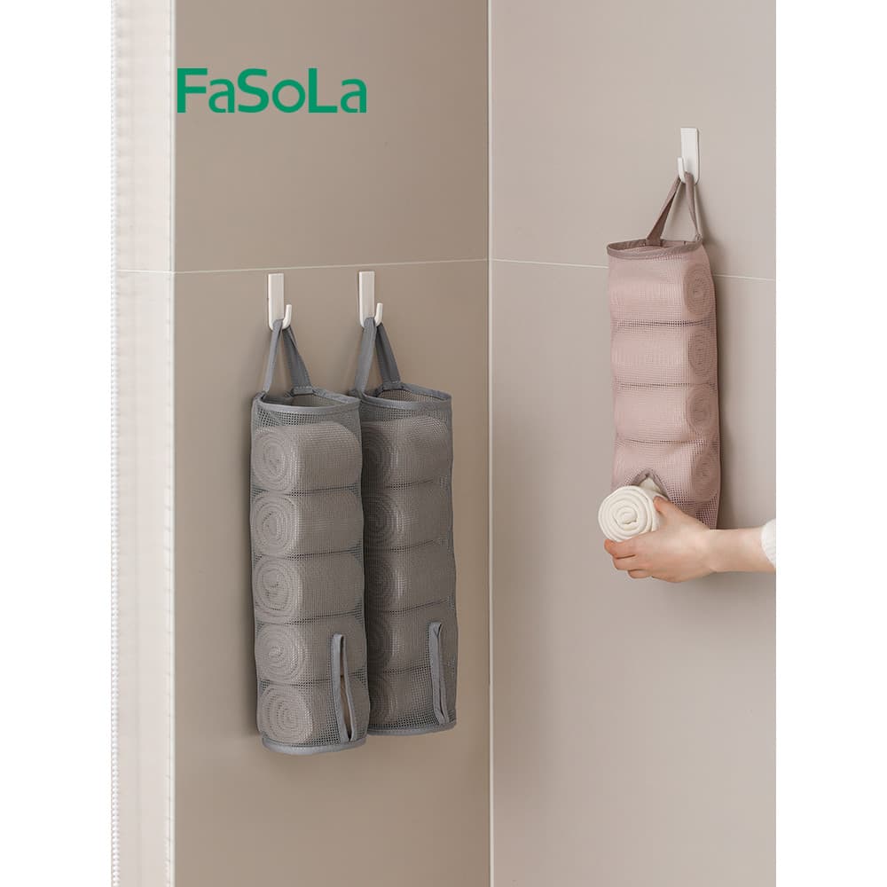 Japão FaSoLa meias de armazenamento ferramenta útil dormitório guarda-roupa economia de espaço pendurado saco Net bolso