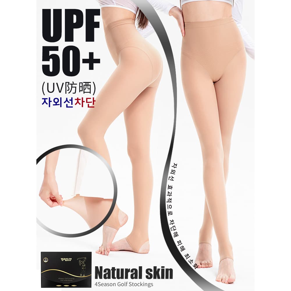 Roupas de golfe coreanas meias de proteção solar meia-calça feminina meias esportivas Leggings mergulho meias femininas