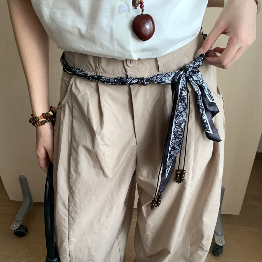 Lenços Retrô Cintos De Borla , Temperamento Minimalista Masculino E Feminino , Acessórios De Calças Da Moda