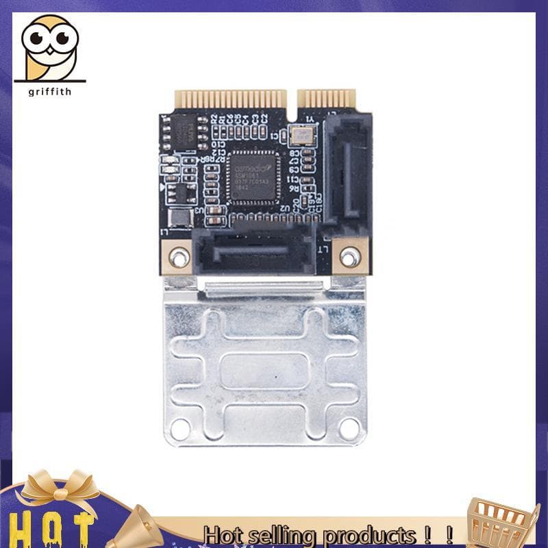 Placa Adaptadora PCI-E Para SATA 3.0 Mini 2 Portas SSD De 6 Gbps WinXP/Win7/8/10/11 A