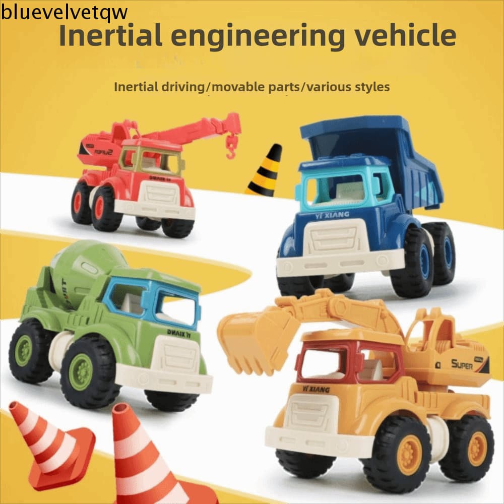 Caminhões De Construção BLUEVELVETQW , Brinquedo De Caminhão Basculante De Condução Inercial Com Função Multiuso , Brinq