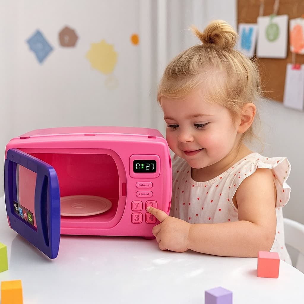 Mini Microondas Brinquedo Cozinha Infantil Casinha Boneca