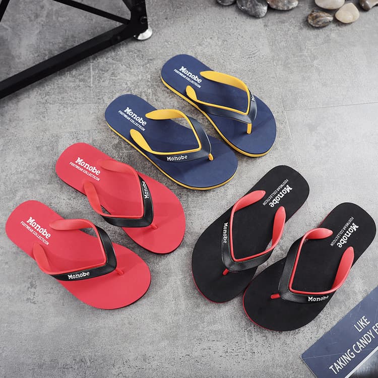 Novo Casual Praia Carta Flip-Flop Simples Na Moda Interior Ao Ar Livre Chinelos Para Homem
