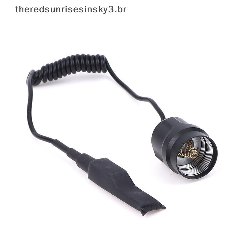 Interruptor De Pressão Remoto Para Lanterna TSBR , C8 , Zoomable , LED , Tocha , Acessórios De Traseiro .