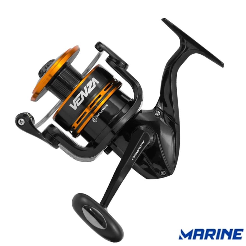Molinete Pesca Marine Venza 3000 Drag 6kg 6 Rolamentos Alumínio 5.1:1 Pesca Tucunaré Tilápia