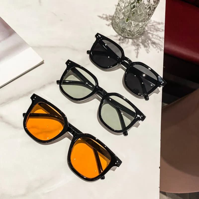 Óculos de sol marrom para miopia masculino, roupa de rua, rosto grande, pode ser combinado com grau 2023, novo estilo, a