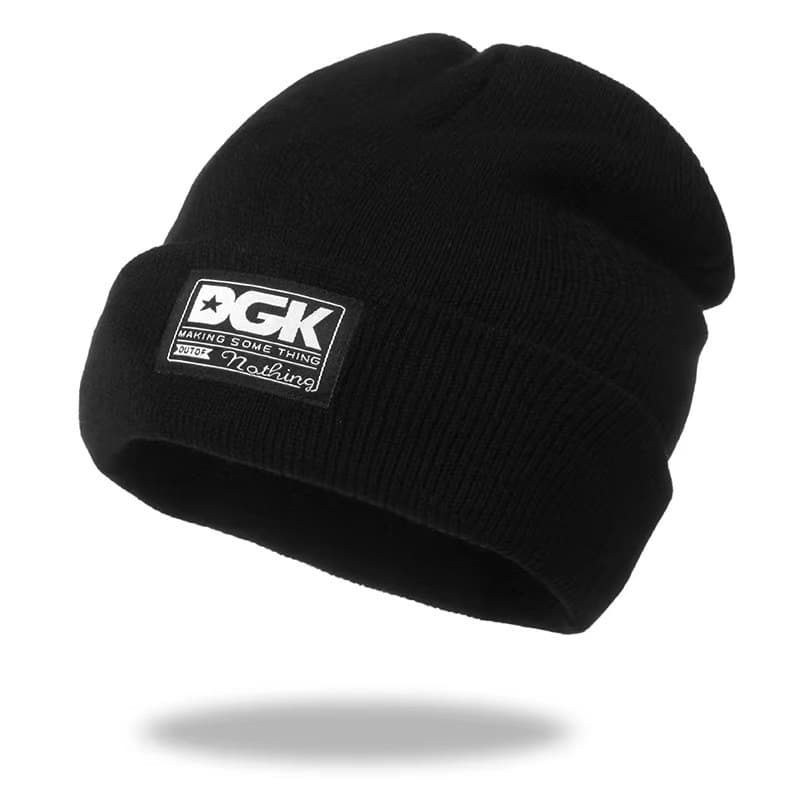 Gorro de Malha para Atividades ao Ar Livre – Textura Canelada, Unissex, Ajuste Elástico, Quente e à Prova de Vento, Adeq