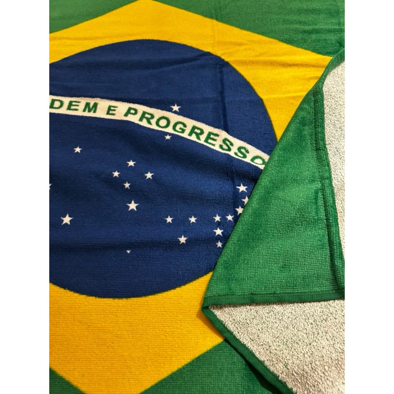 Toalha de Banho Brasil tope qualidade Bandeira Brasileira 100% Algodão