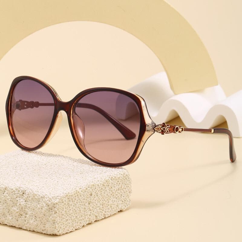 Novos Óculos de Sol Polarizados Femininos, Moda, Armação Grande, Óculos de Sol para Mulheres