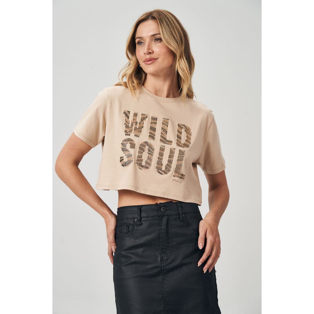 T-Shirt Wild Soul Shiny Feminina Acostamento