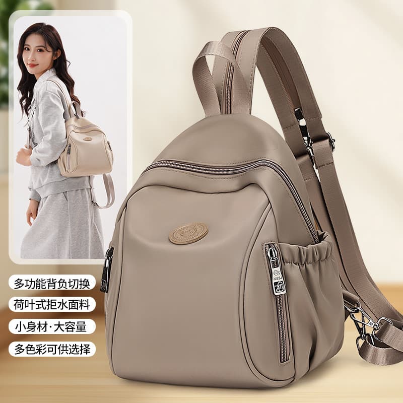 Mochila feminina viagem leve pequeno saco high-end nicho Commuter saco lazer high-end mamãe saco de viagem