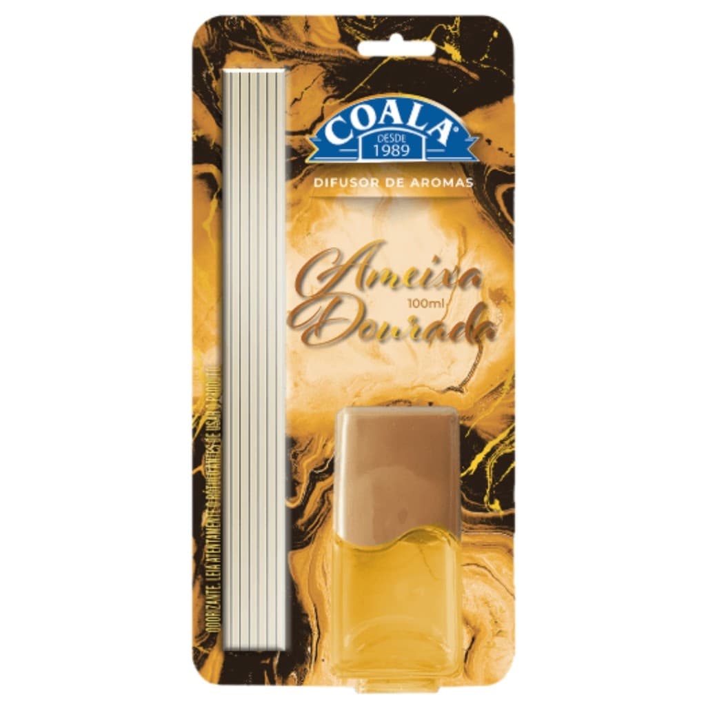 DIFUSOR DE AROMAS COALA AMEIXA DOURADA 100ML
