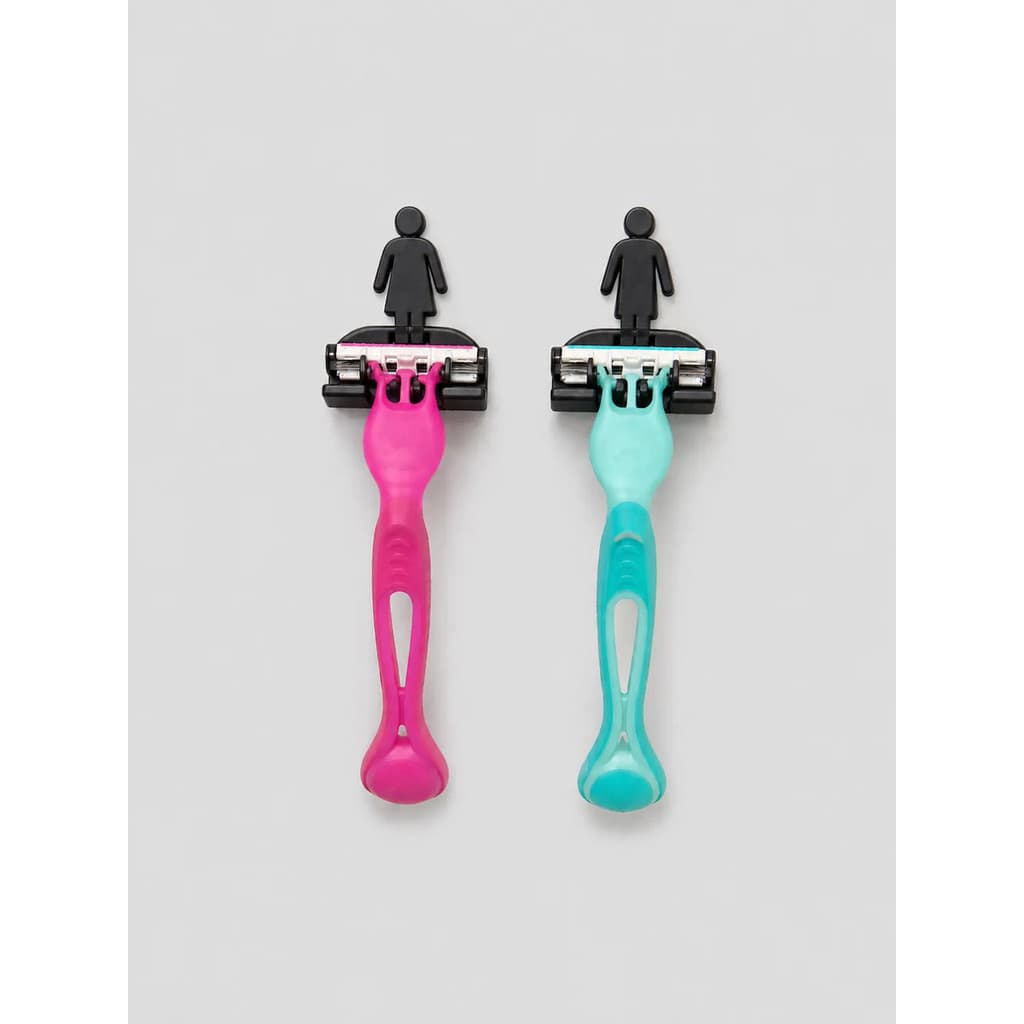 Kit 2 Porta Suporte Gillette Homem Mulher Prestobarba Lamina