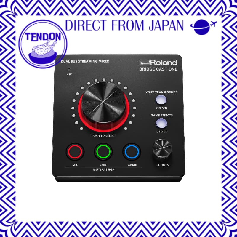 Roland/BRIDGE CAST ONE/Placa de som DAC para gaming/Amplificador/Interface de áudio/Streaming/Mixer para