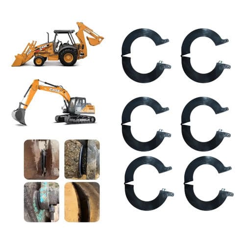 Kit 6 unidades Anéis Arruela Para Pino Eixo Traseiro Escavadeira Aitec