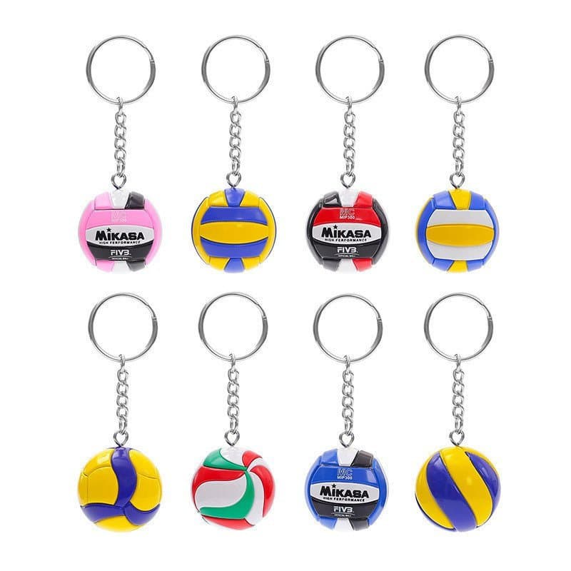 Chaveiro de vôlei, pingente de bolsa, lembrança esportiva para estudantes, prêmio de competição esportiva, presente cria