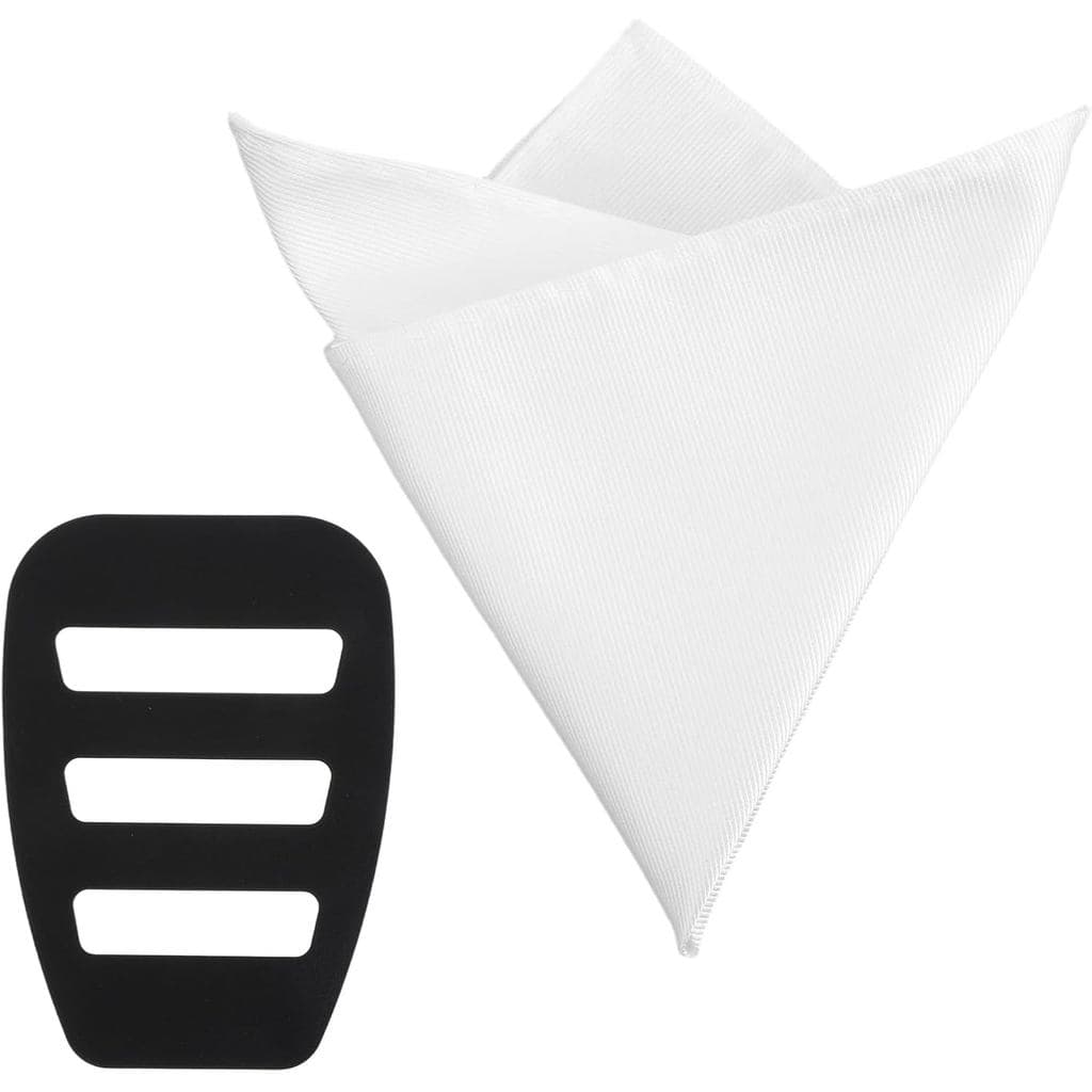 Lenços de Bolso para Homens, Lenços com Suporte para Lenço de Bolso para Trajes de Festa e Negócios