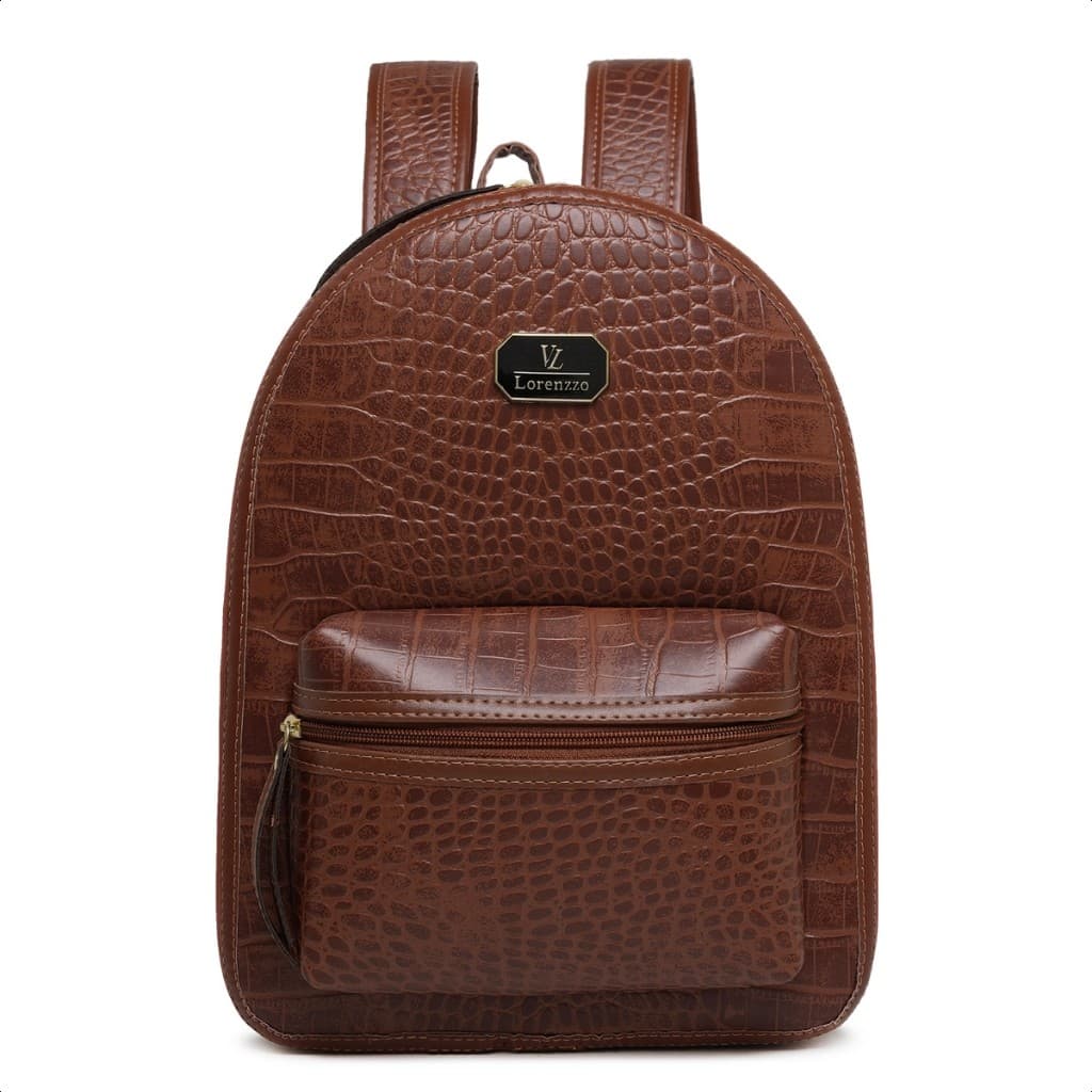 mochila feminina Média/ Grande escolar faculdade trabalho com bolsos de ziper