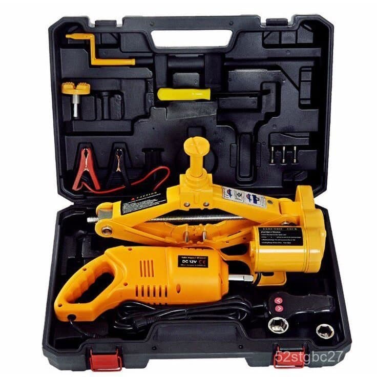 Macaco elétrico montado em carro 12v para automóveis, veículos off-road, SUVs, conjunto de macaco hidráulico elétrico, m