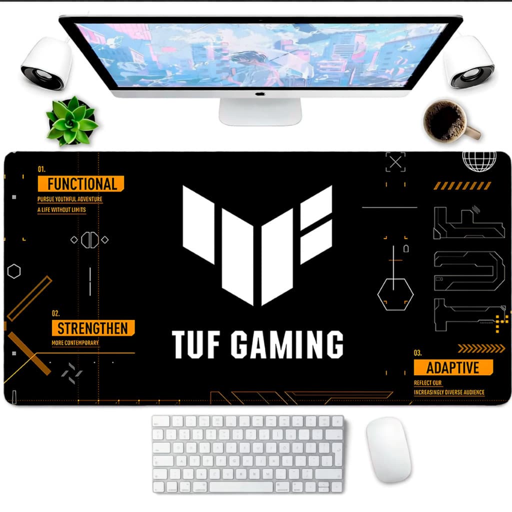 Mouse Pad Gaming Personalizado Masculino Tapete Para Mesa 80x30 Antiderrapante Superfície Speed Para Jogos e Trabalho no