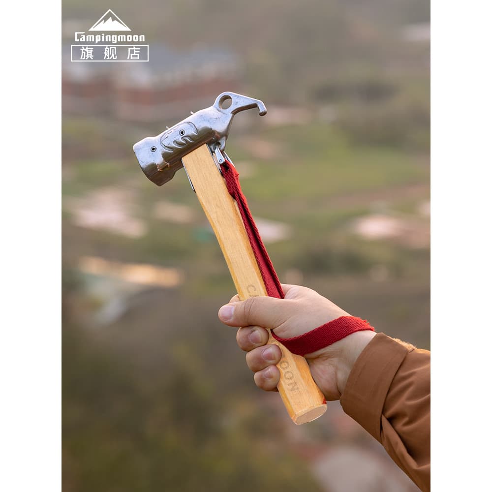 Coman martelo de aço inoxidável ao ar livre C5 ferramenta acampamento rinoceronte martelo prego martelo chão prego parce